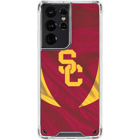 University of Southern California USC Trojans Jersey Galaxy S21 Ultra 5G Clear Case